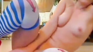 Creamy Riding and Toying on Webcam