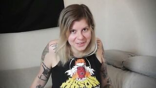 Big-Titted Blonde Begs For Pregnancy During Orgasmic Solo Session