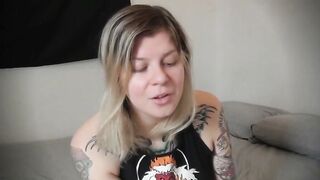 Big-Titted Blonde Begs For Pregnancy During Orgasmic Solo Session