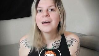 Big-Titted Blonde Begs For Pregnancy During Orgasmic Solo Session