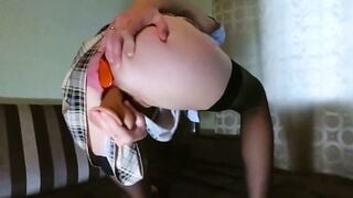 Slutty Teen Fills Both Holes with Sex Toys on Webcam Hoe 2