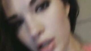 Amateur Hottie's Home-Made Pole Dance - Sexy Brunette Teen Exotic Dancer