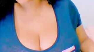 Big Boobed Latinas Live Cam Show - MILF Facesitting & Footjob