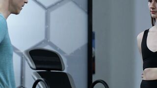 Early Morning Gym Workout With A Twist - Client's Dick Gets Blowjob From Trainer