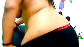 Kary's Curvy Chubby Girl Plumper Rides A Dildo And Masturbates