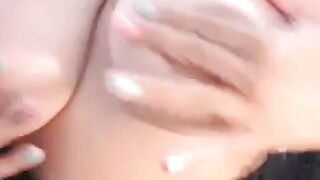 Big Boob Babe Livesex - Hot Brunette Strips & Fingers Pussy on Cam