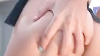 Big Boob Babe Livesex - Hot Brunette Strips & Fingers Pussy on Cam
