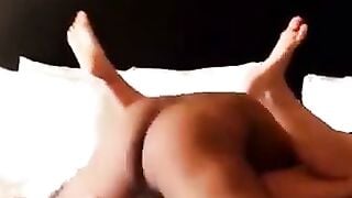 Black Hunk's Rough Sex with Petite Wife in Role Play Scenario