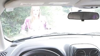 Blondie's Dirty Secret - Outdoor Car Sex with Stranger