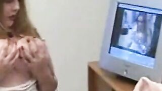 BBW Chubby Teen Dildos Herself to Orgasm