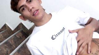 Hot Slender Latinx Guy With Massive Dick Enjoys A Passionate & Skilled Hand Job
