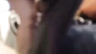 Curvy Chubby Girl's Curvaceous Booty Rides Dildo in Bathroom