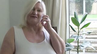 Oldnanny Blonde Granny Blows And Fucks Young Stud Hard