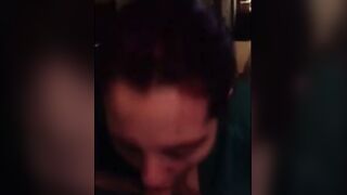 Amateur Slut's Blowjob Close-Up