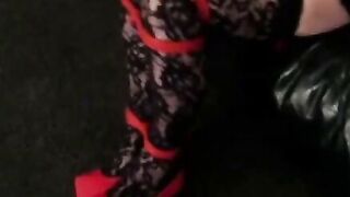 British Amateur's Kinky Blowjob in Bondage