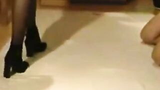 Sexy MILF Girl in Stockings - Amateur Homemade Video