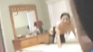 Amateur Thai in Stockings Blows and Rides a White Bull