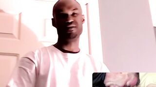 Handsome Stud Stroking His Long Black Dick Until He Explodes In Pleasure
