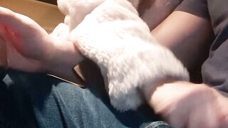 Redheaded Vixen Gives Blowjob in Backseat of Cab To Clear Debt - PornPros