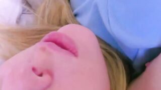 Step-Sis Gives Brother Wild Sex Lesson - Hot Blonde Teen Learns To Fuck
