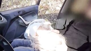 Public Flashers - Busty Blonde Teen Gets Fucked Outside in Broad Daylight
