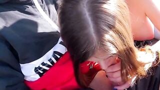 Public Agent - Teen bombshell blows like an expert in POV style