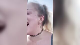 Twin Sisters Puking Together in the Great Outdoors