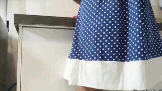 Step Daughter Cooking Her Stepfather Takes Advantage of Her When Left Home Alone