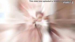 Shiri Allwood VS Stacy Bloom soak #1, Anal Fisting, DAP, Gapes, ButtRose, Peeing Swallow, Squirt Swallow, Jizzed Drink BTG071