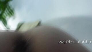My bf fills my butt with milk