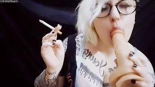 A cigar and a oral sex