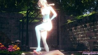 Frozen Animated Disney - Elsa Rough Sex [footjob, cunnilingus, fingered, fucked] - Japanese oriental Manga Cartoon Game Porn