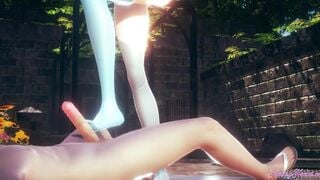 Frozen Animated Disney - Elsa Rough Sex [footjob, cunnilingus, fingered, fucked] - Japanese oriental Manga Cartoon Game Porn