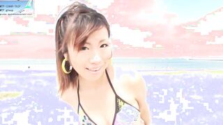 Luxury time on the beach with a gal