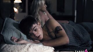 Long hooters new stepmom mom Rachel Cavalli get cozy with her stepson