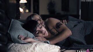 Long hooters new stepmom mom Rachel Cavalli get cozy with her stepson