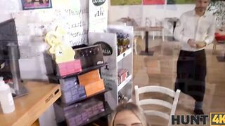 HUNT4K. Into the morning man fucks slutty blonde