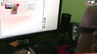 Blonde celeb with tiny titties gets banged! by a user