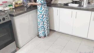 Vulgar Step-Daughter Gets Screwed With Her Stepdad Into The Kitchen When Her Milf Is Not Home