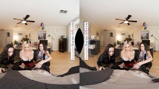 Sensual America - Employees Caitlin Bell, Crystal Rush, and Jamie Michelle treat their boss with their mouths and soak pussies for "bosses day"