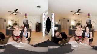 Sensual America - Employees Caitlin Bell, Crystal Rush, and Jamie Michelle treat their boss with their mouths and soak pussies for "bosses day"