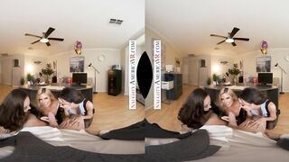 Sensual America - Employees Caitlin Bell, Crystal Rush, and Jamie Michelle treat their boss with their mouths and soak pussies for "bosses day"