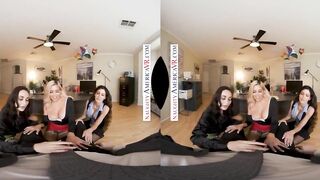 Sensual America - Employees Caitlin Bell, Crystal Rush, and Jamie Michelle treat their boss with their mouths and soak pussies for "bosses day"