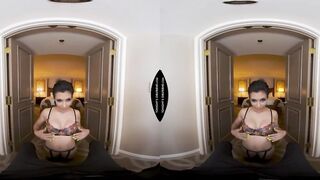 Tonight's Lover - The babe, thin pornstar, Brooklyn Gray, shows she can take a long ebony dick anytime