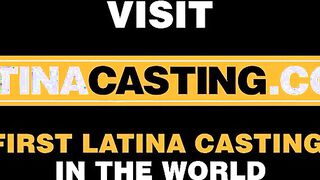 Hispanic Teenie Gets Intense Anal Casting