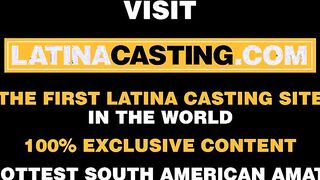 Hispanic Teenie Gets Intense Anal Casting