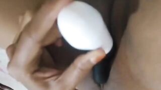 Dahlia tests a new toy
