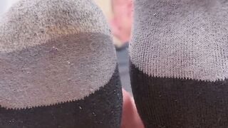 Foot Worship - Paying Back Debt With Toe Suck And Footjob By Drew Harpter