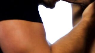 Eric East's Stiff Dick Gets Wet Mouth Magic From Hot Blonde Bombshell - Carter Jacobs
