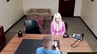 Hot Blonde MILF Gets Deeply Drilled By Vulgar Principal
